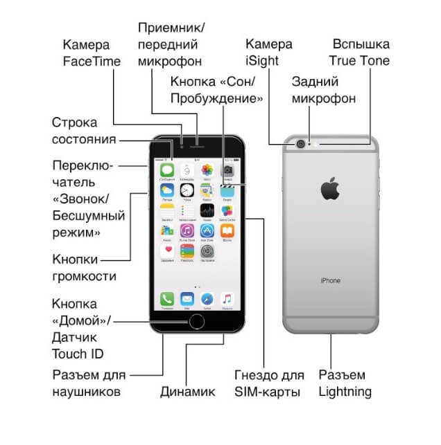 Инструкция по iPhone 3G 3GS, 4, 4S 5 5S 6